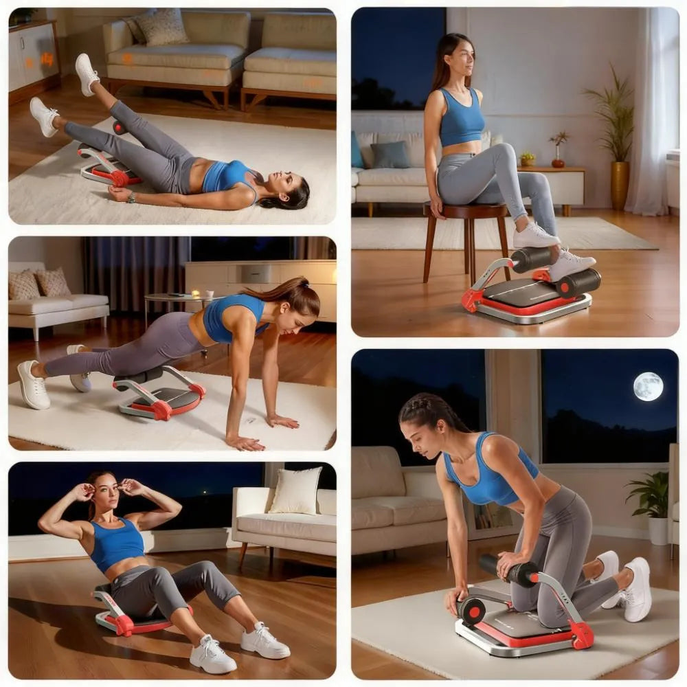 3-Level Ab Machine, Auto-Rebound Core Trainer