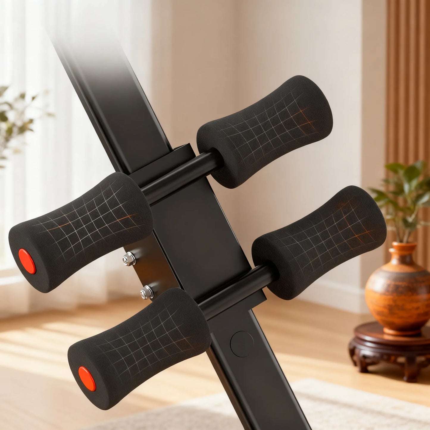 Adjustable Ab Trainer, 440LBS Capacity & Foldable