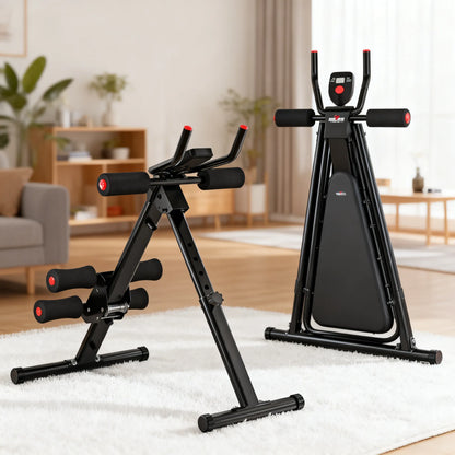 Adjustable Ab Trainer, 440LBS Capacity & Foldable