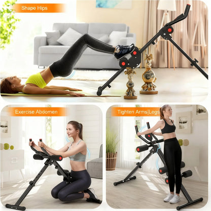 Adjustable Ab Trainer, 440LBS Capacity & Foldable