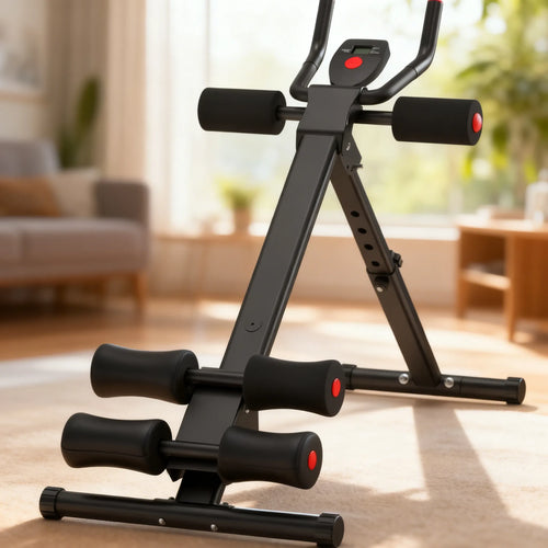 Adjustable Ab Trainer, 440LBS Capacity & Foldable
