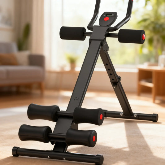 Adjustable Ab Trainer, 440LBS Capacity & Foldable
