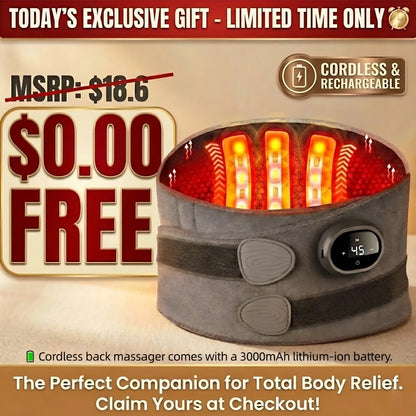 Heat Therapy Air Compression Leg Massager, 6 Modes, 3 Intensities for Foot, Calf & Leg Relief