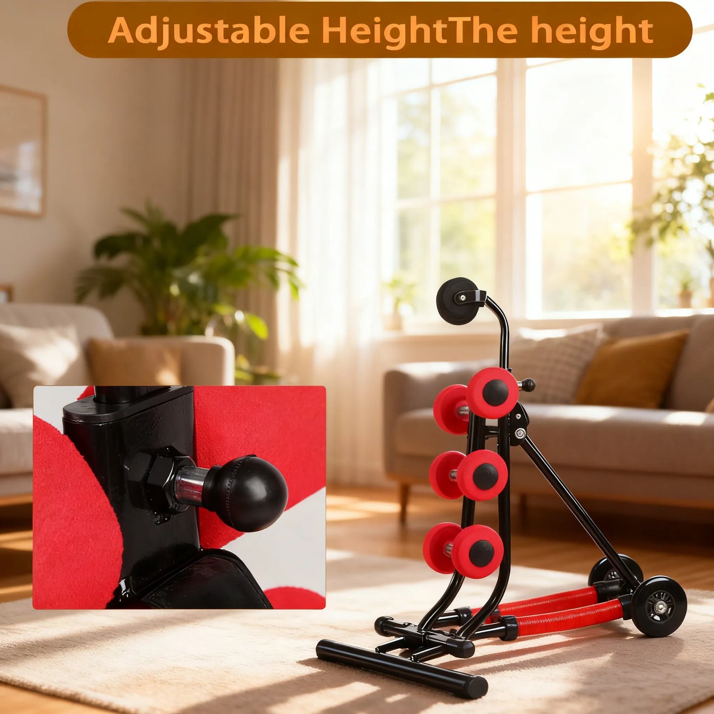 Portable Ab Trainer, Sit-Up Machine for Home Fitness