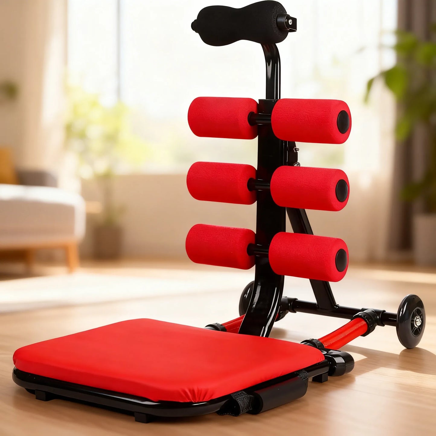 Portable Ab Trainer, Sit-Up Machine for Home Fitness